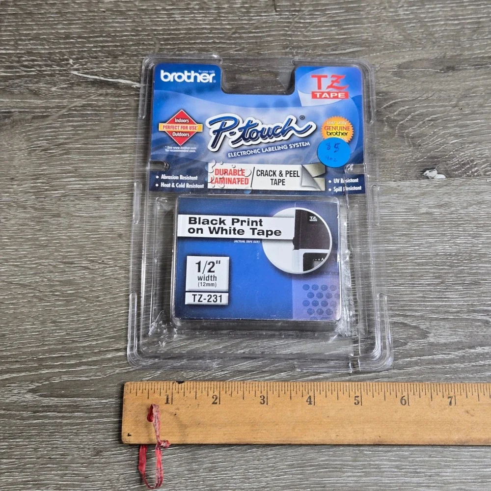 Brother TZ-231 P-Touch Label Tape 1/2